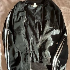 women’s black charlotte russe zip up jacket